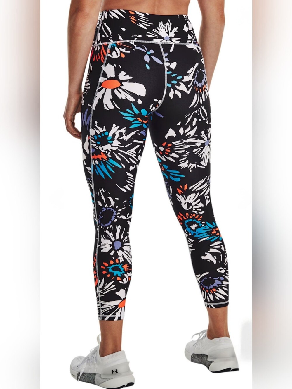 Under Armour HeatGear Abstract Floral No-Slip Compression Leggings โ Womenโs 3X - Picture 4 of 17